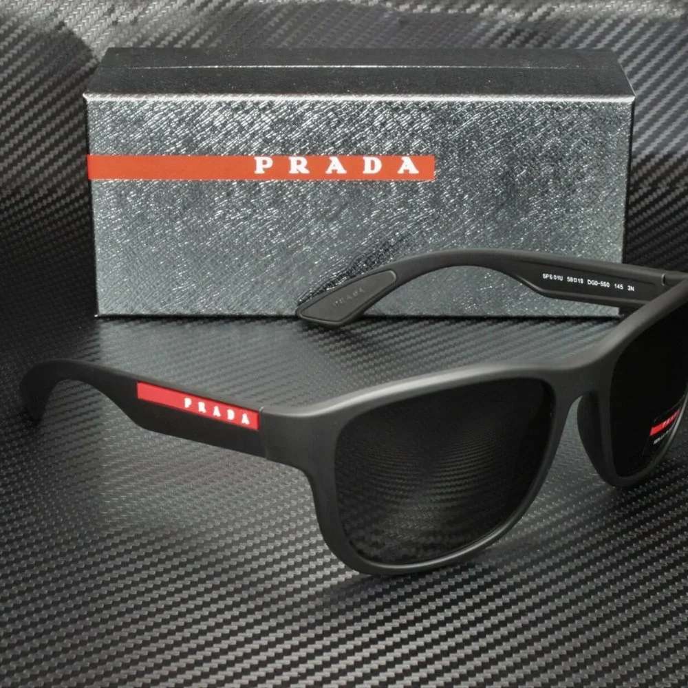 Prada Linea Rossa Black Men's Sunglasses! New w/ box!